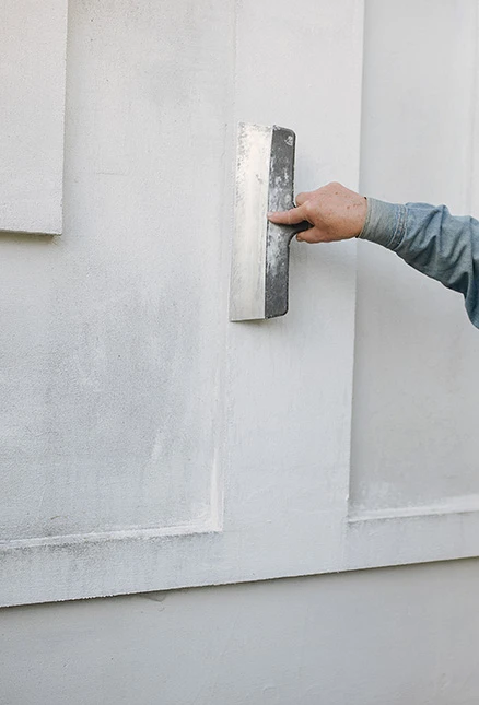 Badkamer is tegelklaar gestuct